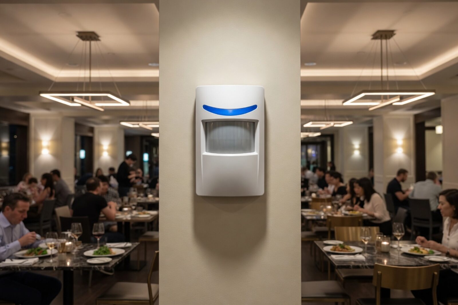 System alarmowy w lokalu gastronomicznym